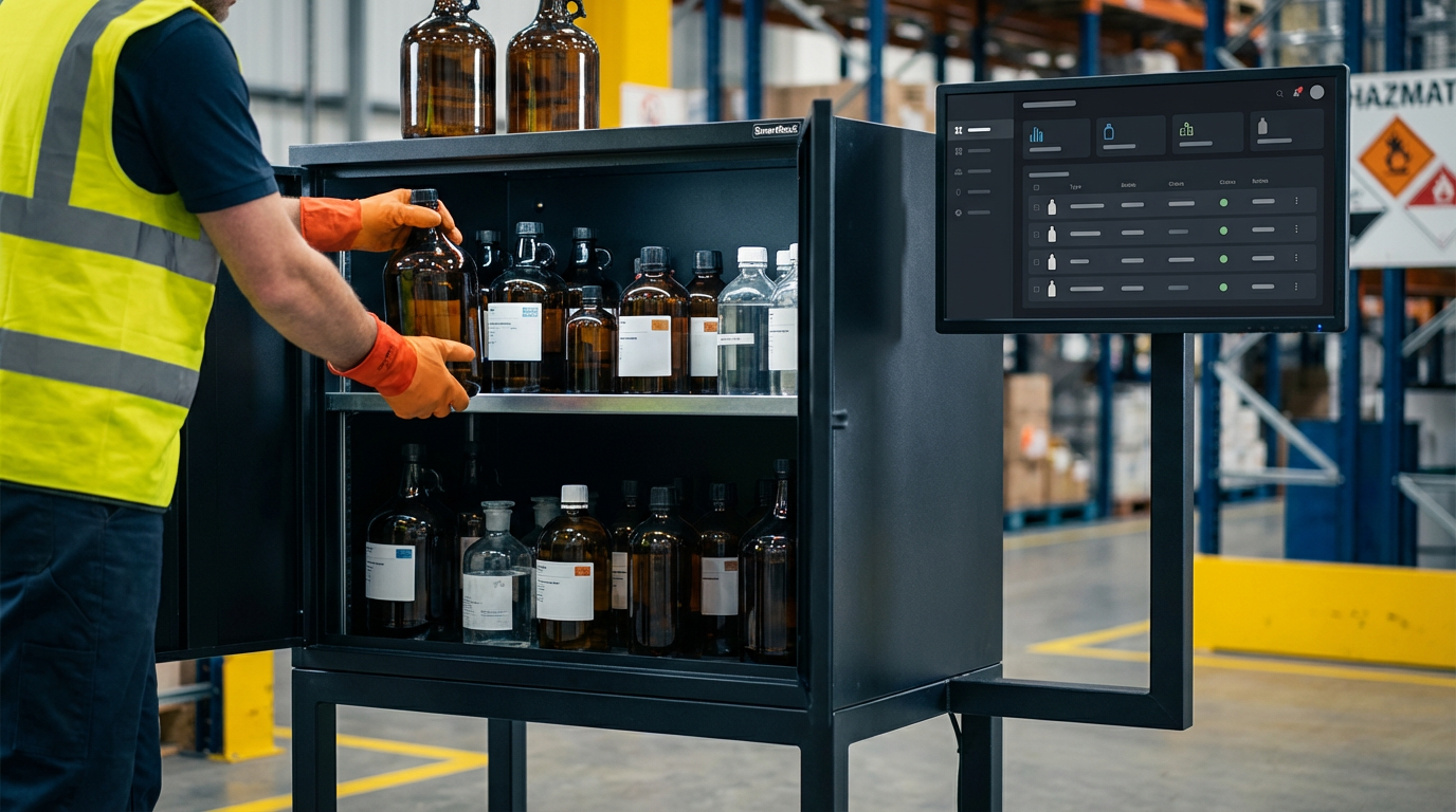 SmartRack installed as a cabinet workstation